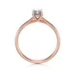 Pierścionek z diamentem różowe złoto AJPZ_100